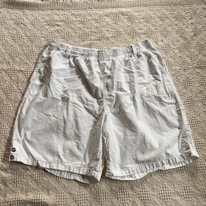 ‼️BOGO SALE‼️Karen Scott White Fabric Tie Waist Shorts XL